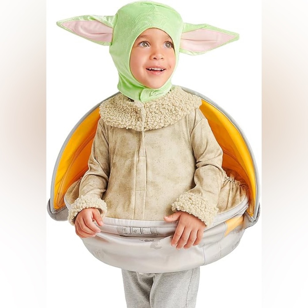 Disney Star Wars The Mandalorian Grogu Yoda Toddlers  Costume Size 4 4T